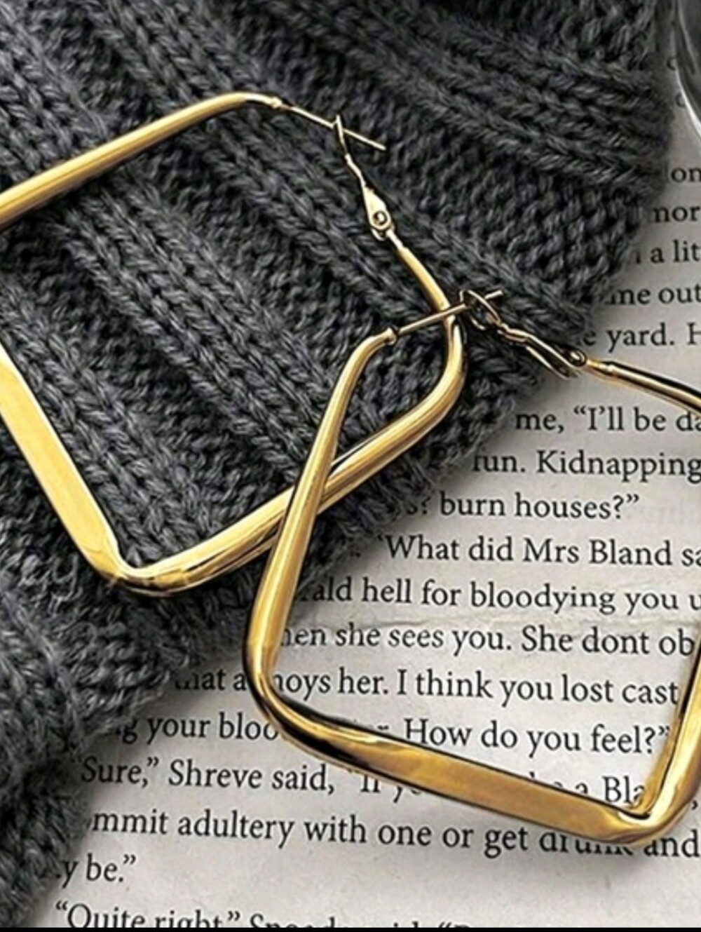 Square Hoops - Picture 3 of 5